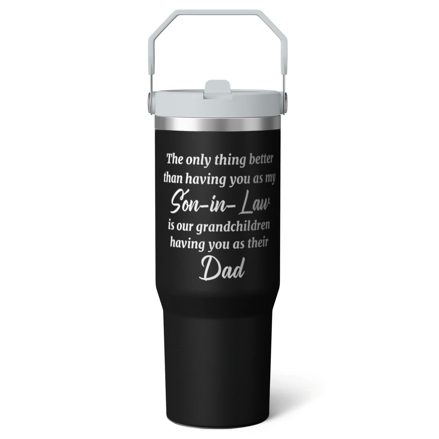 1pc Capibara 30oz Tumbler with Straw & Handle - Insulated Stainless Steel Cup | Holiday Gift for - Tumbler