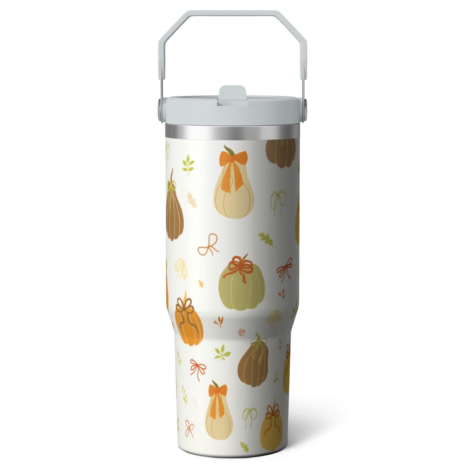 1pc Hummingbird 30oz Tumbler with Straw & Handle - Insulated Stainless Steel Cup | Holiday Gift for - Tumbler