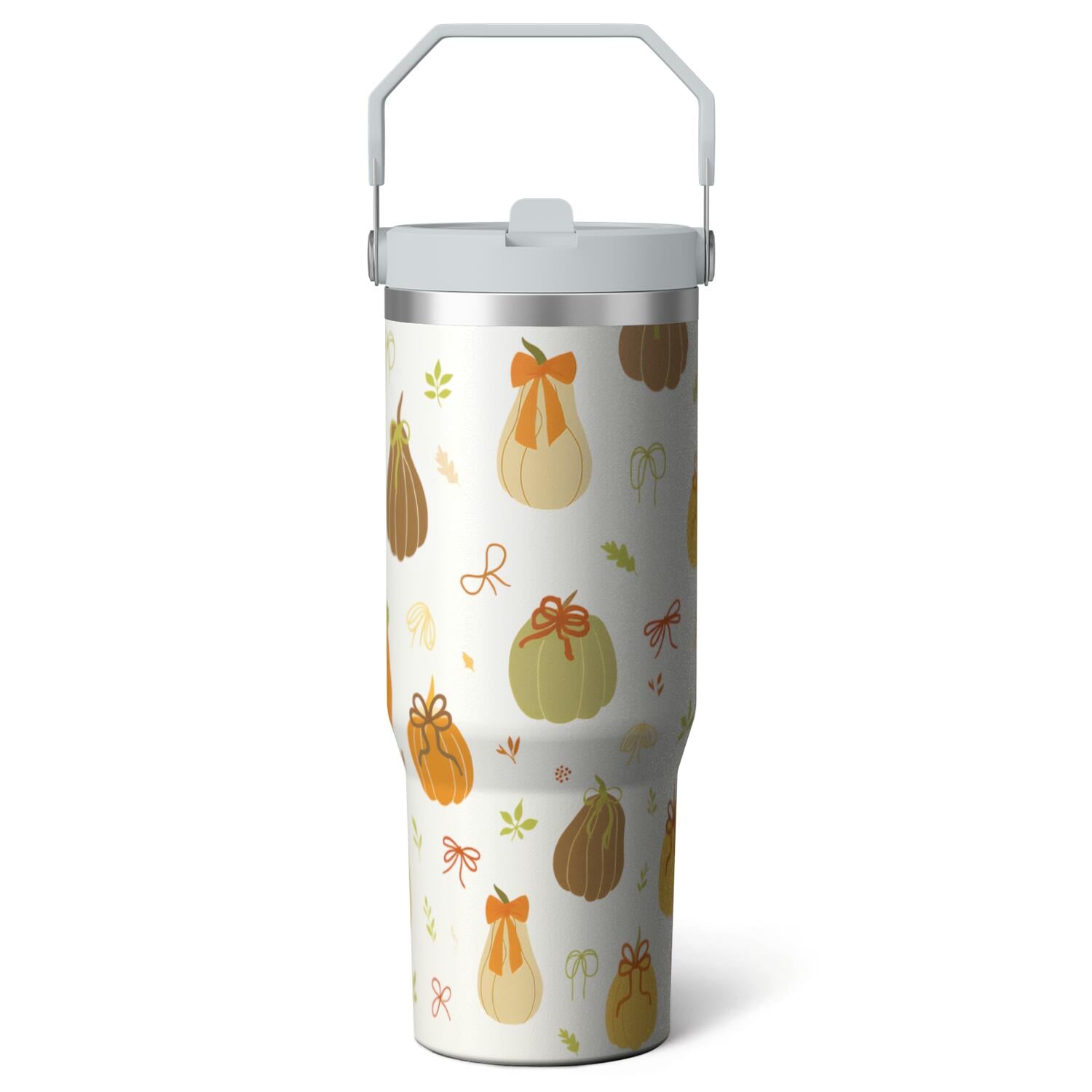 1pc Hummingbird 30oz Tumbler with Straw & Handle - Insulated Stainless Steel Cup | Holiday Gift for Man Women (Christmas, Valentine's, Birthday) - Tumbler