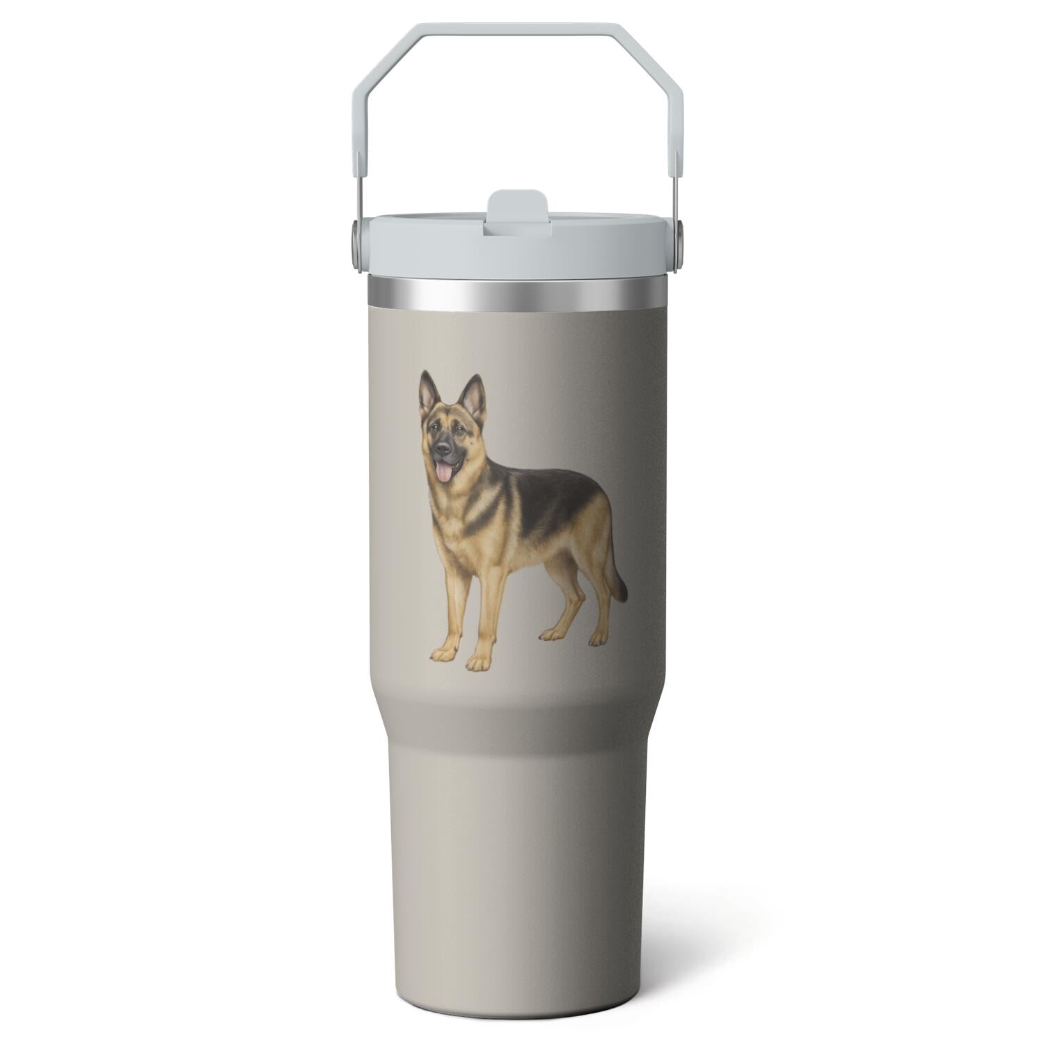 1pc Bow 30oz Tumbler with Straw & Handle - Insulated Stainless Steel Cup | Holiday Gift for Man Women (Christmas, Valentine's, Birthday) - Tumbler