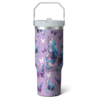 1pc Movie 30oz Tumbler with Straw & Handle - Insulated Stainless Steel Cup | Holiday Gift for Man Women (Christmas, Valentine's, Birthday) - Tumbler