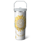 1pc Capibara 30oz Tumbler with Straw & Handle - Insulated Stainless Steel Cup | Holiday Gift for Man Women (Christmas, Valentine's, Birthday) - Tumbler