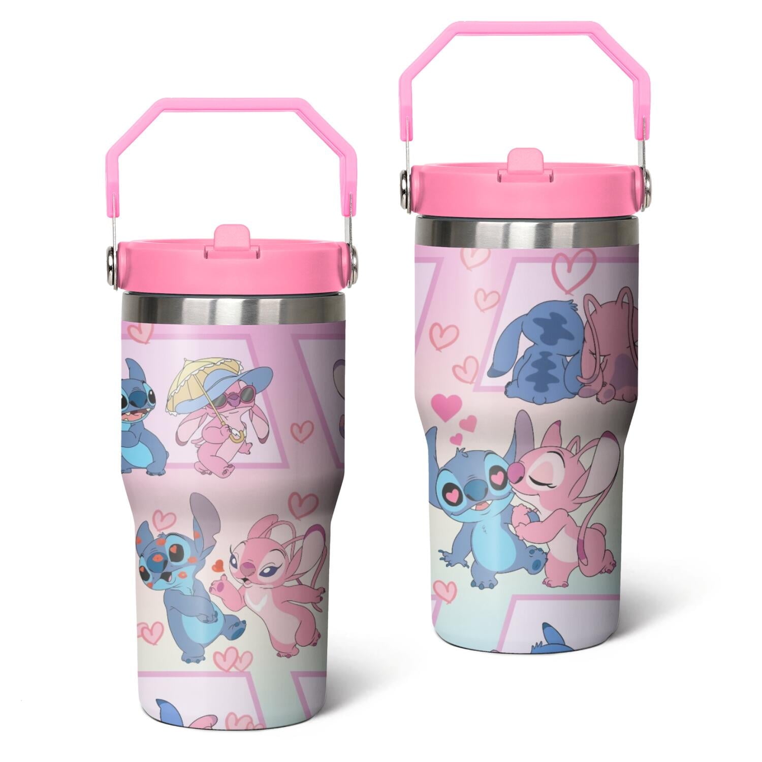 20oz Cartoon Movie Stainless Steel Tumbler with Lid and Straw,Spill Proof Cartoon Travel Cup for Cartoon Lovers,Double - Tumbler