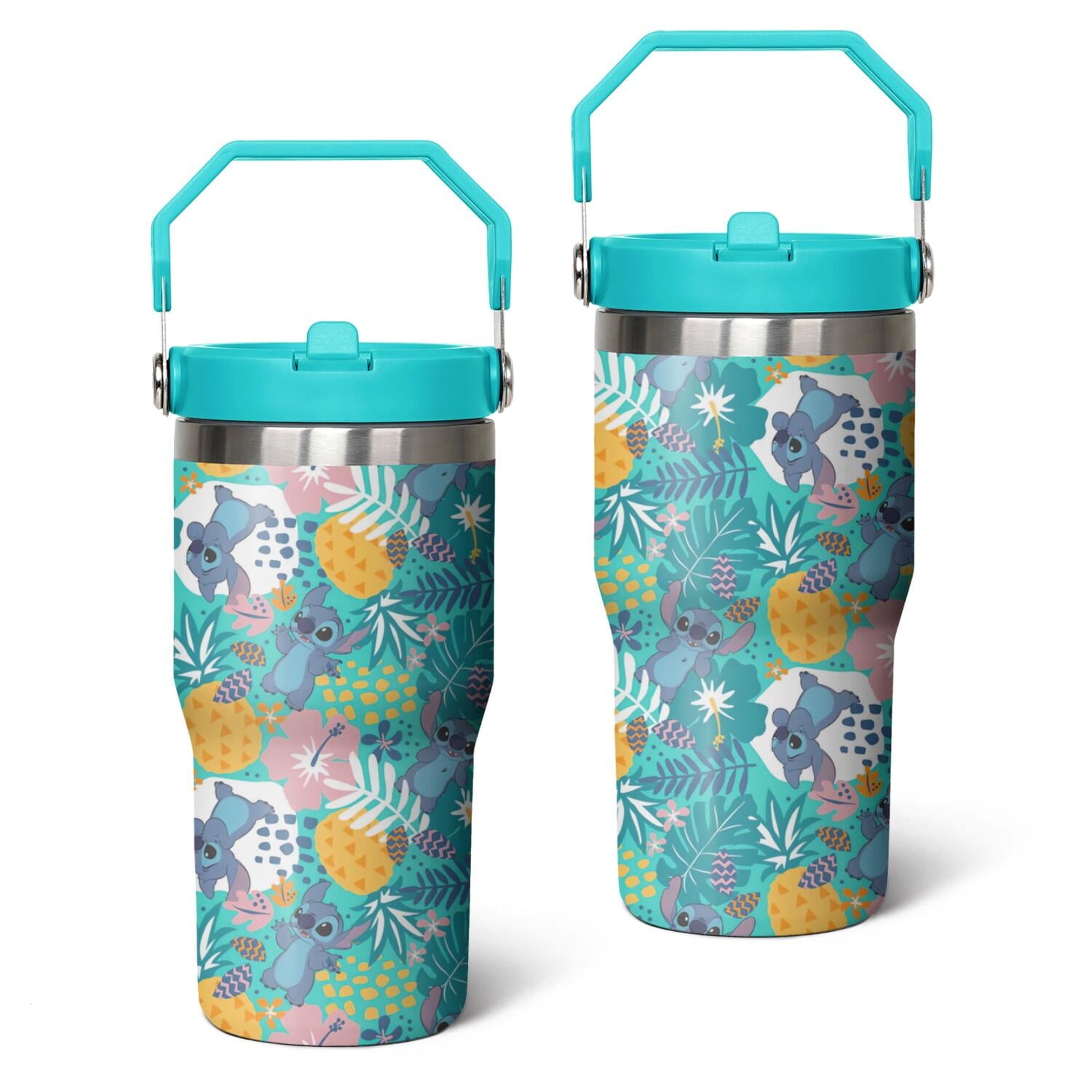 20oz Cartoon Movie Stainless Steel Tumbler with Lid and Straw,Spill Proof Cartoon Travel Cup for Cartoon Lovers,Double - Tumbler