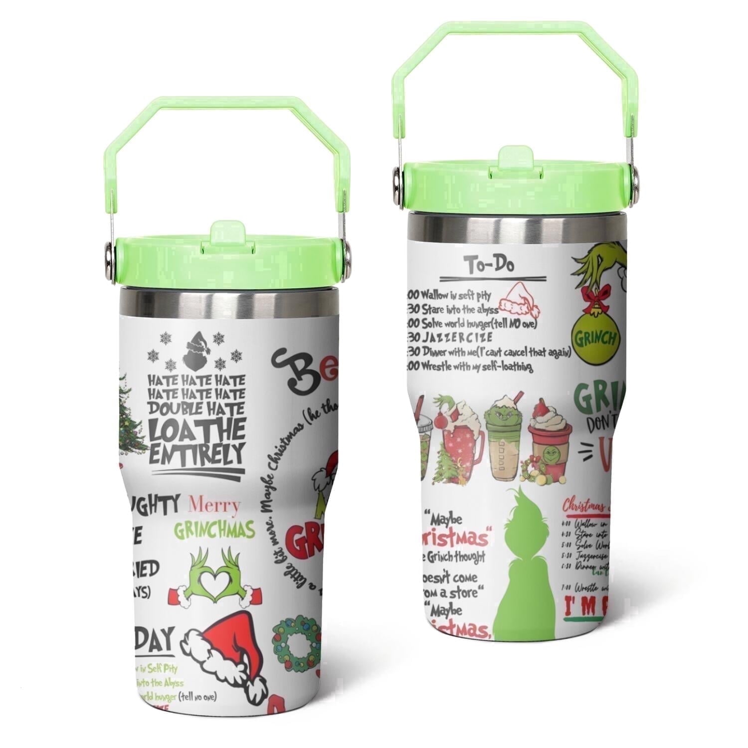 20oz Stainless Steel Tumbler with Lid and Straw,Spill Proof Travel Cup Double Wall Vacuum Insulated Coffee Mug - Tumbler