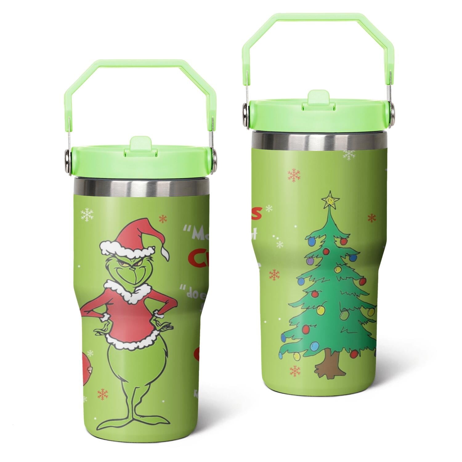 20oz Stainless Steel Tumbler with Lid and Straw,Spill Proof Travel Cup Double Wall Vacuum Insulated Coffee Mug - Tumbler