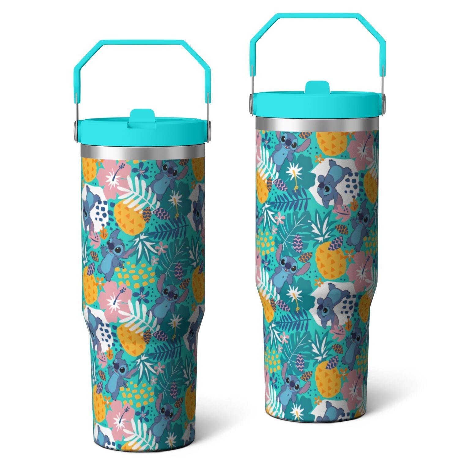 30oz Cartoon Movie Stainless Steel Tumbler with Lid and Straw,Spill Proof Cartoon Travel Cup for Cartoon Lovers,Double - Tumbler