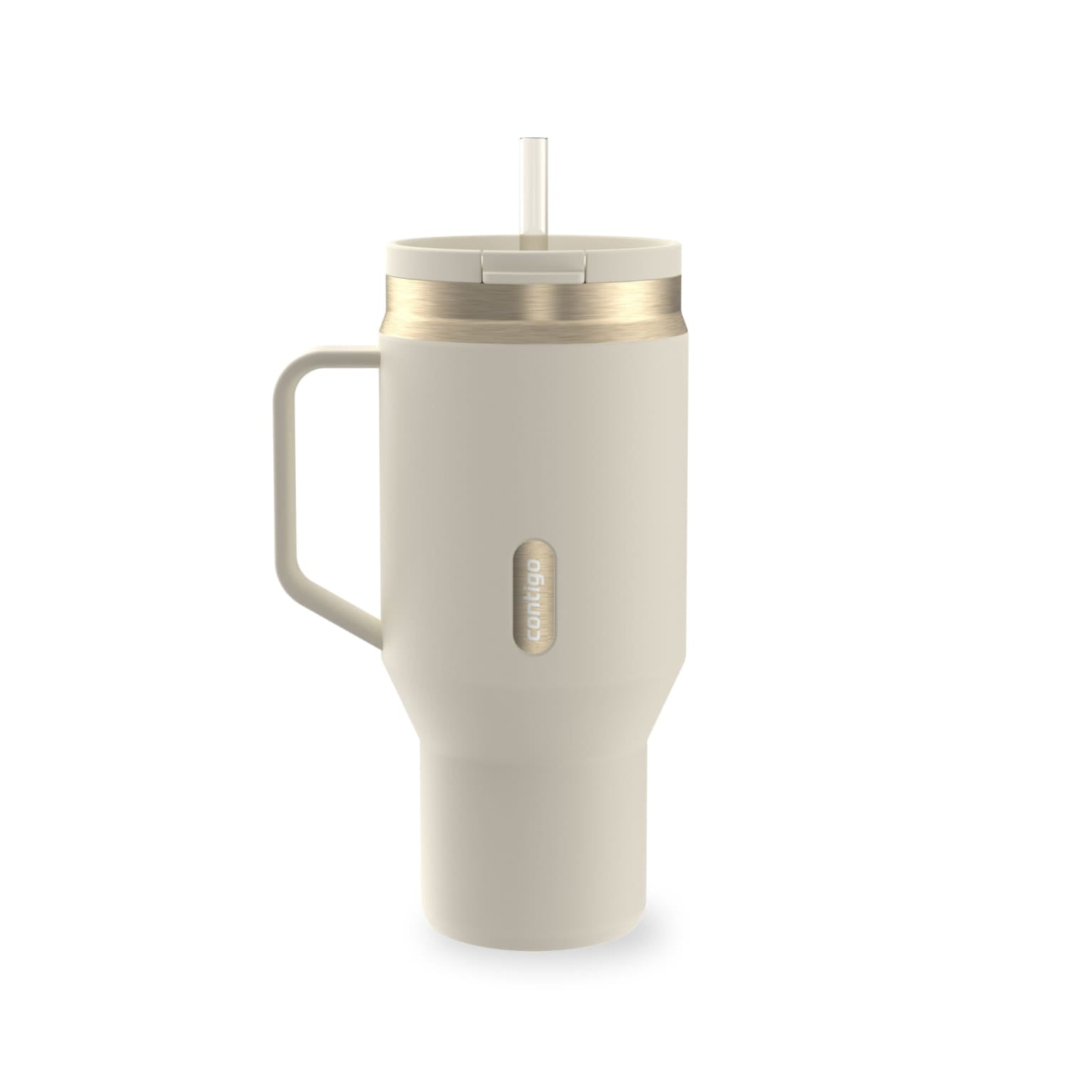 Contigo 30 oz Stainless Steel Water Bottle Tumbler with Straw – Leak-Proof Insulated Travel Mug, Reusable Water - Tumbler