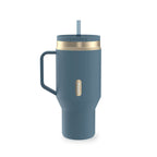 Contigo 30 oz Stainless Steel Water Bottle Tumbler with Straw – Leak-Proof Insulated Travel Mug, Reusable Water Bottle, Side Handle, Black/Bronze - Tumbler