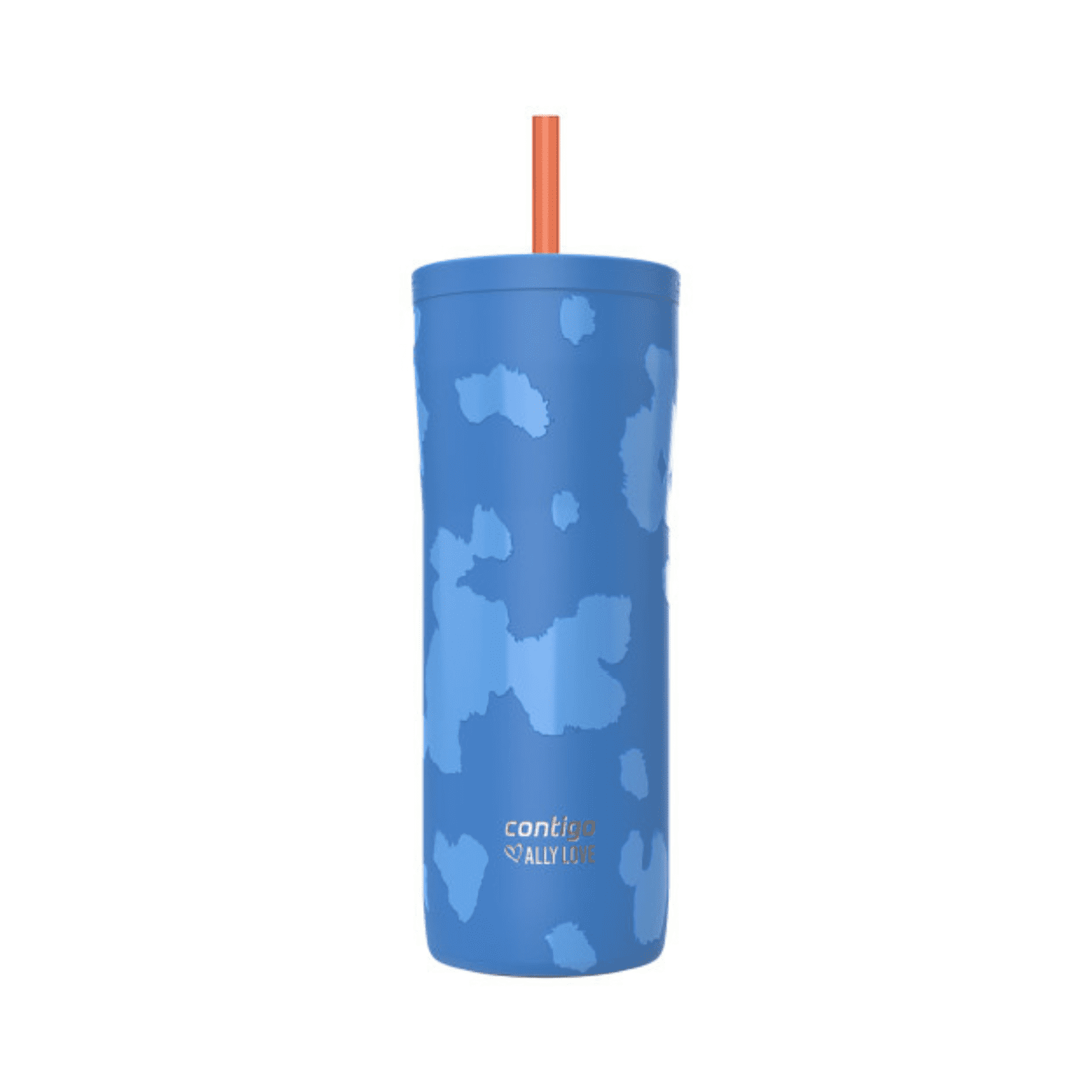Contigo x Ally Love Streeterville 2.0 Stainless Steel Tumbler with Straw, 24 oz, Licorice - Tumbler