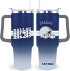 Kansas City Tumbler Cup - Kansas City Gifts for Men - 40 OZ Insulated Stainless Steel Coffee Travel Mug with Lid and Straw - Tumbler