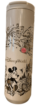 Disney Starbucks Cup Brown Glass Tumbler Glasses