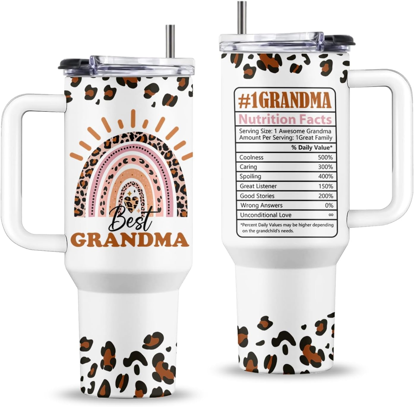 30oz Fall Pumpkin Flip Tumbler with Handle lid and Straw,Fall Coffee Travel Mug Cup Water Botter,Fall Gifts - Tumbler