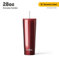 RTIC 28 oz Ceramic Lined Everyday Tumbler, Spill-Resistant Straw Lid, Marine - Tumbler