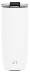 Simple Modern 16oz Voyager Travel Mug Tumbler w/ Clear Flip Lid & Straw - Coffee Cup Vacuum - Tumbler