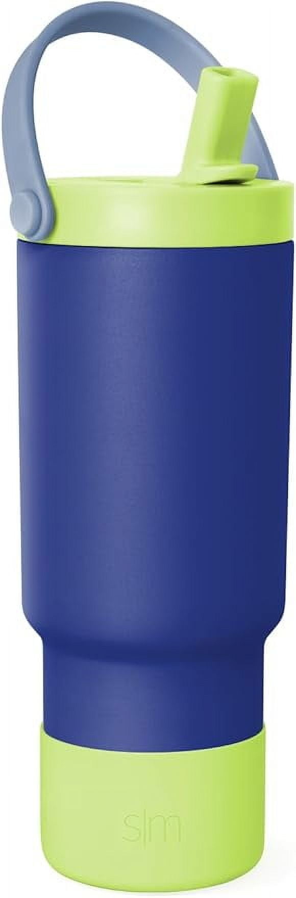 Simple Modern 24 Fl Oz Insulated Stainless Steel Trek Pivot Tumbler With Straw Lid And Top Handleseaside - Tumbler