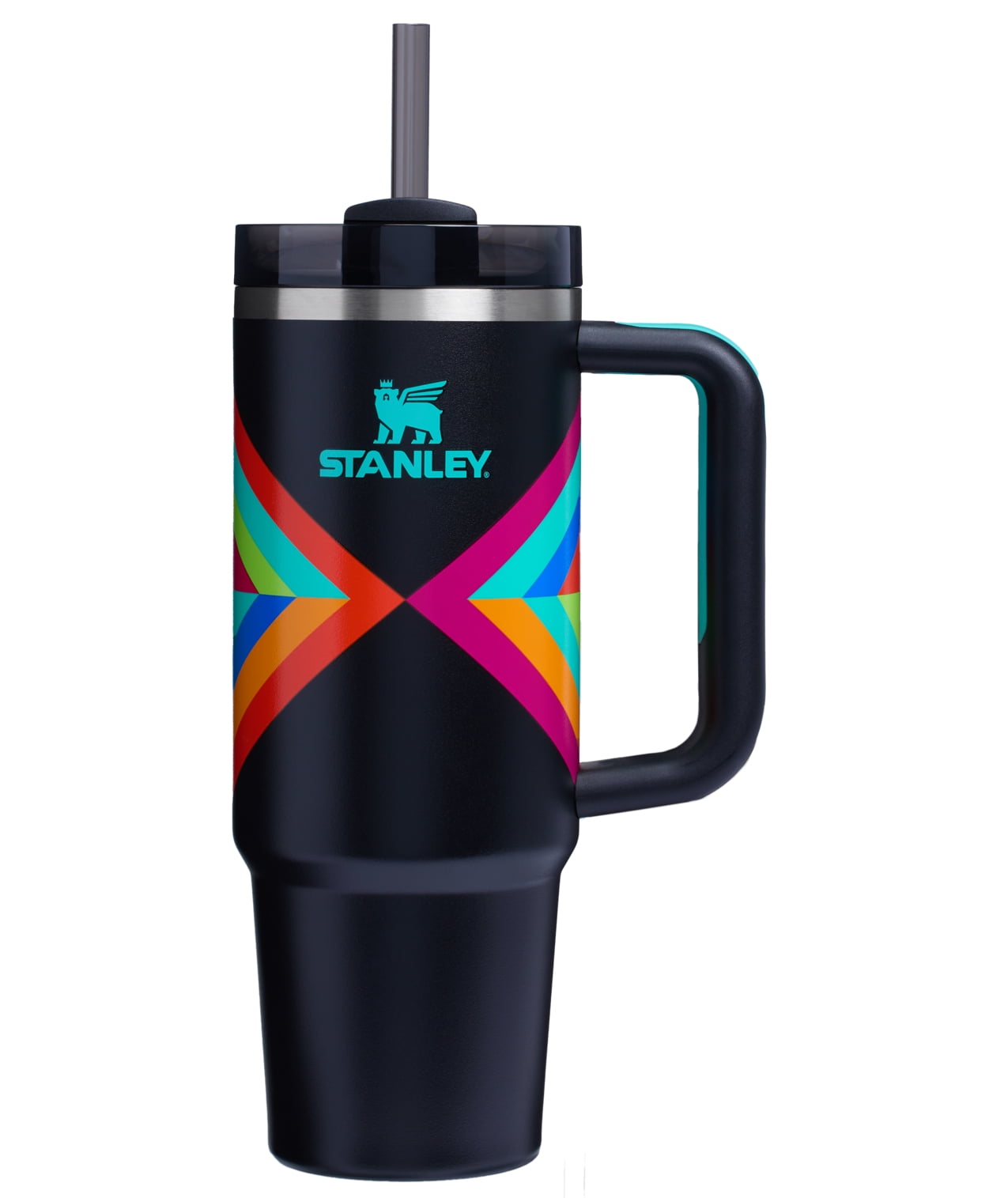 Stanley Quencher Flowstate 30oz Hibiscus Stainless Steel Tumbler