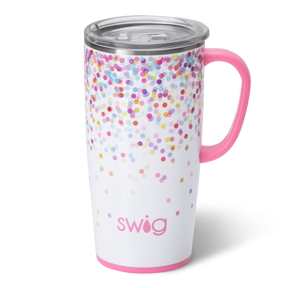 Swig Life 22oz Travel Mug | Insulated Stainless Steel Tumbler with Handle | Love All - Tumbler