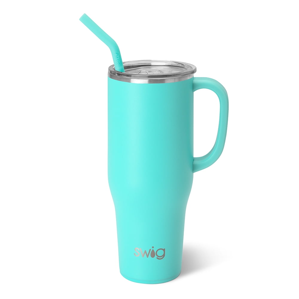 Swig Life 40oz Mega Mug | Insulated Stainless Steel Tumbler with Handle | Over The Rainbow - Tumbler