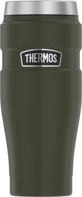 Thermos Stainless King Vacuum Insulated Stainless Steel Tumbler 16Oz Matte Rustic Red - Tumbler