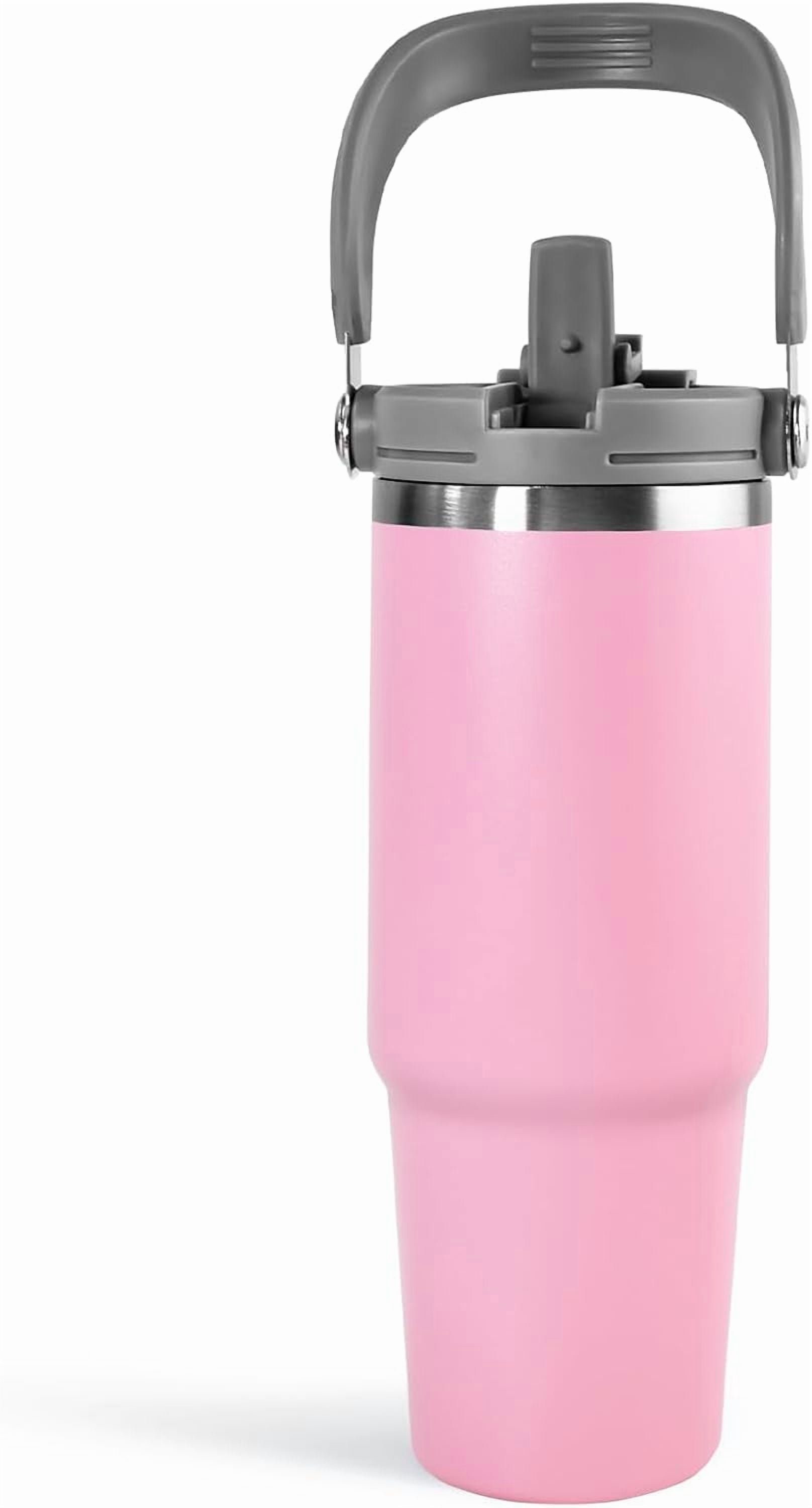 WarmH 20 oz Tumbler with Handle,Insulated Tumbler with Lid and Flip Straw Leak Proof Double Wall Stainless - Tumbler