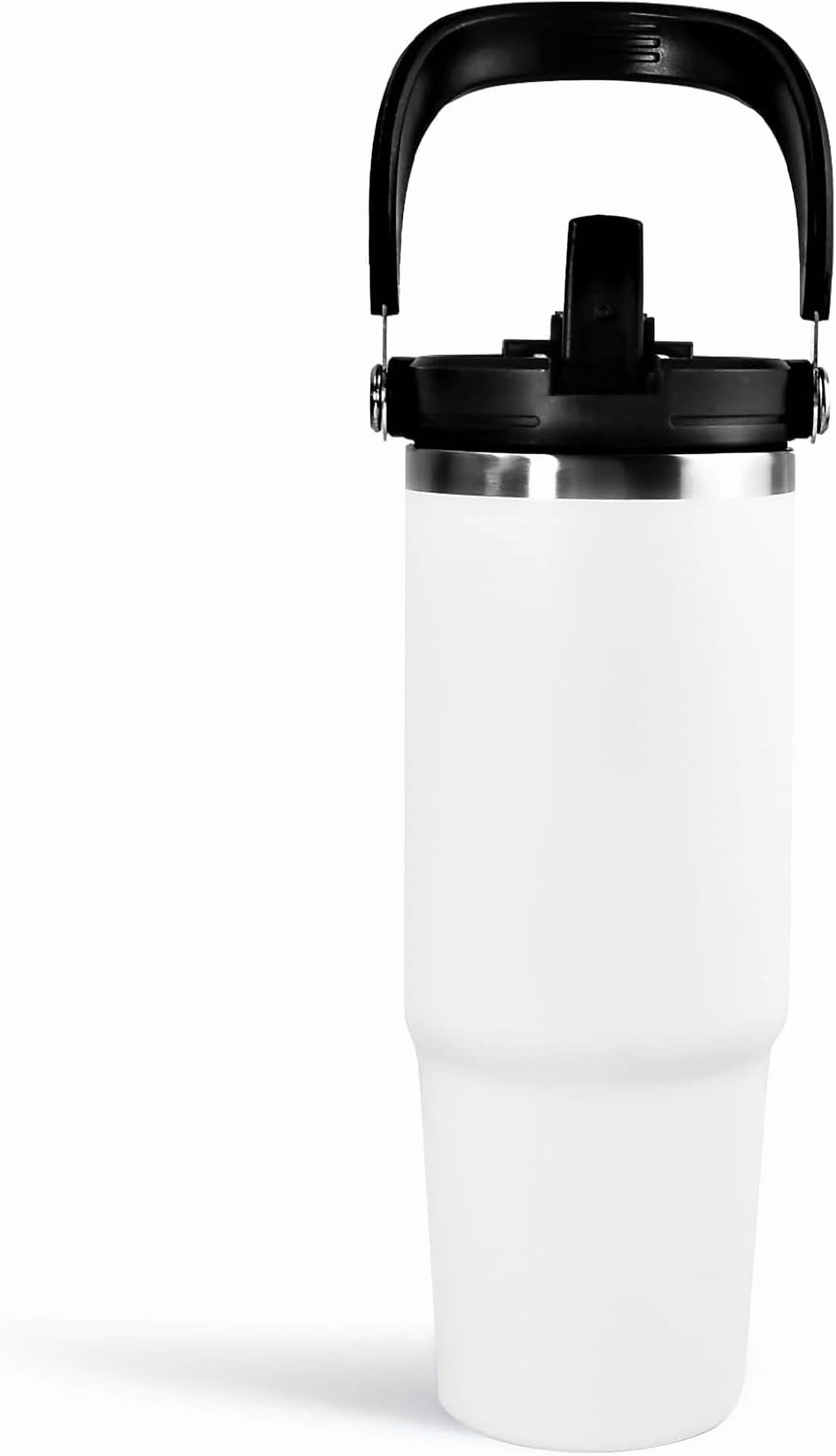 WarmH 20 oz Tumbler with Handle,Insulated Tumbler with Lid and Flip Straw Leak Proof Double Wall Stainless - Tumbler