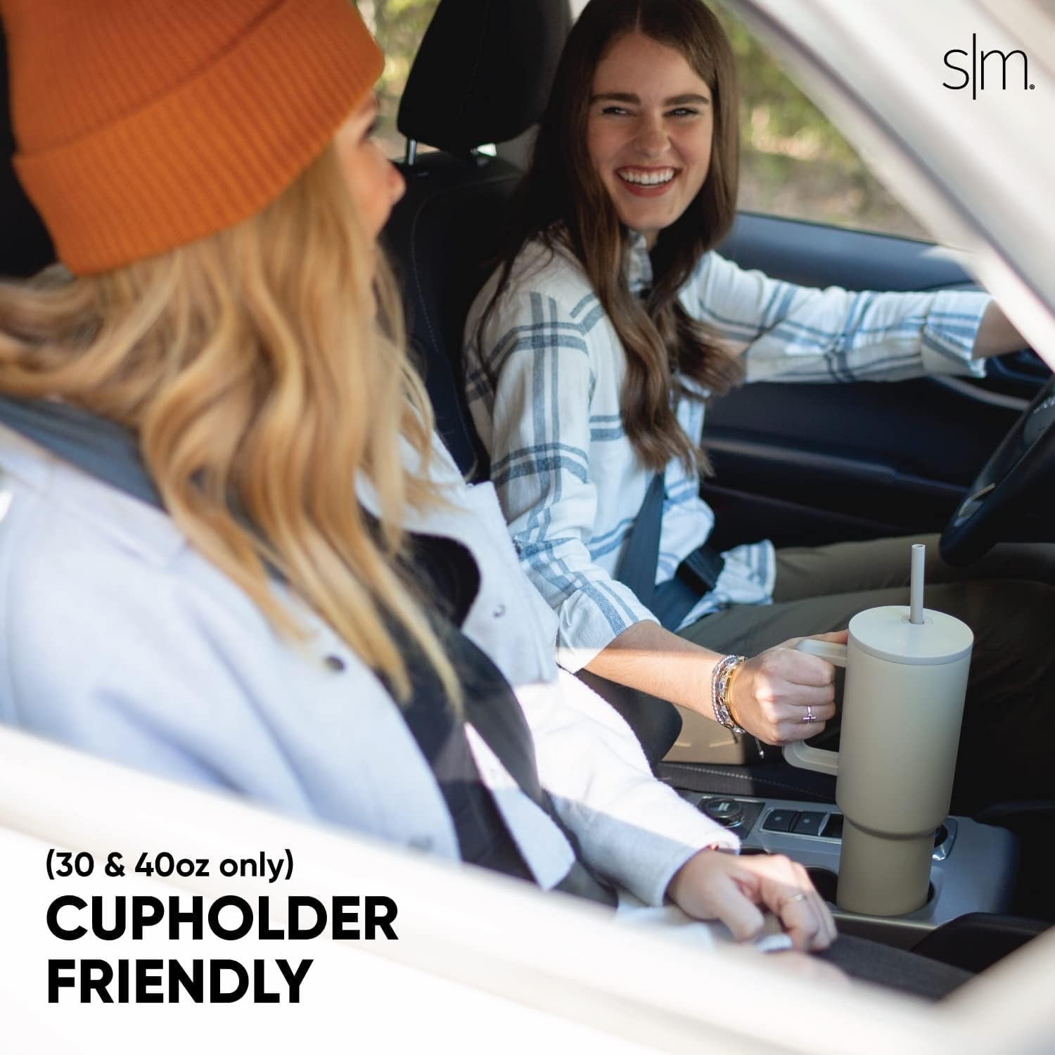 Simple Modern 40 fl oz Insulated Stainless Steel Trek Tumbler with Straw Lid | Graphite